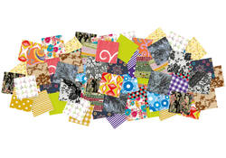 Hobbypapier Décopatch 3x3cm set à 11.000 stuks assorti