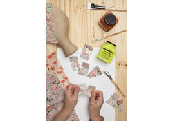 Hobbypapier Décopatch 30x40cm set à 4 vel thema Shades of Blue