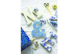 Hobbypapier Décopatch 30x40cm set à 4 vel thema Shades of Blue