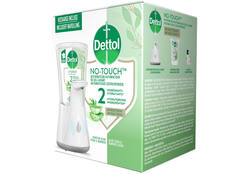 Handzeepdispenser Dettol Hydrating No Touch Kit met zeep 250ml