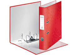 Ordner Leitz WOW 180 gelamineerd 50mm A4 rood