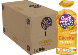 Rijstwafel Snack-a-Jacks cheese pak 104 gram