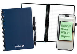 Notitieboek Bambook Original Navy A5 lijn 40 pagina's uitwisbaar