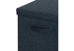 Opbergdoos Leitz gestoffeerd met deksel 330x325x380mm grijs 2 st