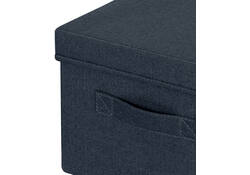 Opbergdoos Leitz gestoffeerd met deksel 285x203x380mm grijs 2 st