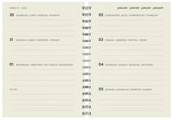 Agenda 2025 Lannoo Tropical Birds 7dagen/2pagina's