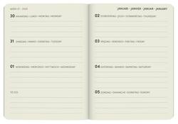 Agenda 2025 Lannoo Papier Découpé 7dagen/2pagina's
