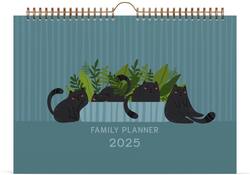 Familiekalender 2025 Lannoo 310x220 Cats 7dagen/1pagina