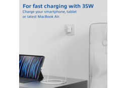 Oplader act 35w 1-poort usb c wit