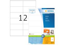 Etiket HERMA 4635 105x48mm Premium wit 2400 etiketten