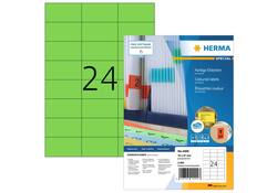 Etiket HERMA 4409 70x37mm groen 2400 etiketten