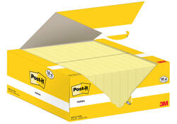 Memoblok 3M Post-it 653-CY 38mmx51mm geel voordeelpak