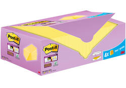Memoblok 3M Post-it 655-SSCY Super Sticky 76x127mm geel voordeelpak