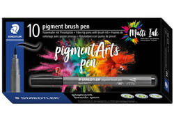 Brushpen Staedtler PigmentArts Intens zwart 1.0mm
