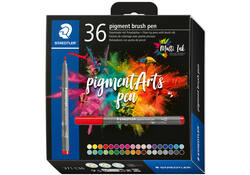 Brushpen Staedtler PigmentArts set à 36 kleuren