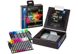 Brushpen Staedtler PigmentArts set à 36 kleuren
