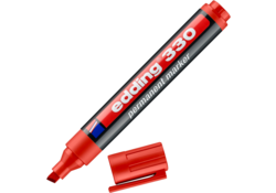Viltstift edding 330 schuin 1.5-5mm rood