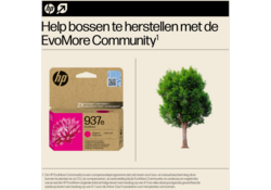 Inktcartridge HP 4S6W7NE 937E Evomore rood