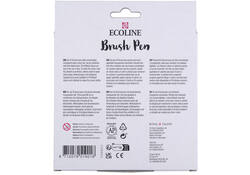 Brushpen Talens Ecoline set à 10 stuks primair