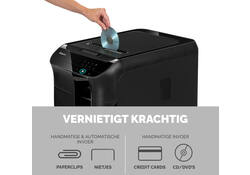Papiervernietiger Fellowes Automax 450C snippers 4x38mm zwart