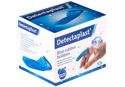 Vingerlingen Detectaplast rubber blauw 50stuks