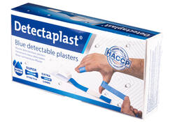Waterafstotende blauwe pleister Detectaplast 180x20mm