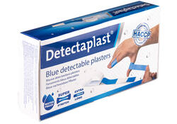Waterafstotende blauwe pleister Detectaplast 180x20mm