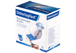 Waterafstotende blauwe pleister Detectaplast 6cmx5m