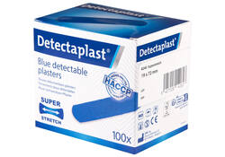 Elastische blauwe textielpleister Detectaplast 19x72mm