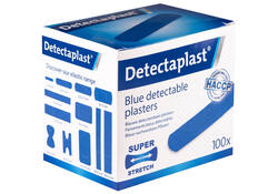 Elastische blauwe textielpleister Detectaplast 19x72mm