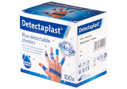 Waterafstotende blauwe pleister Detectaplast assorti