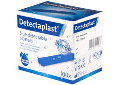 Waterafstotende blauwe pleister Detectaplast 19x72mm