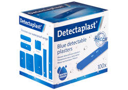 Waterafstotende blauwe pleister Detectaplast 19x72mm