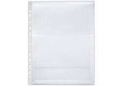 Showtas Oxford A4 PP 200µ glashelder met sluitklep 10 stuks