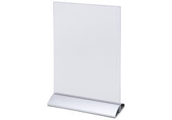Menukaarthouder IEZZY staand A4 aluminium voet