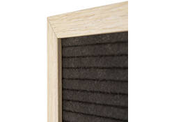 Letterbord IEZZY 30x30cm naturel hout