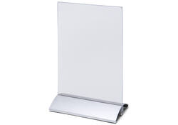 Menukaarthouder IEZZY staand A5 aluminium voet
