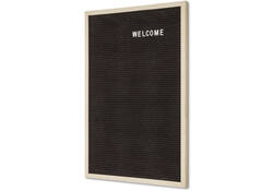 Letterbord IEZZY 40x60cm naturel hout