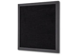 Letterbord IEZZY 30x30cm zwart hout