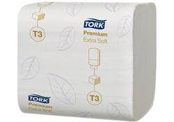 Toiletpapier Tork T3 gevouwen Premium Extra Soft 2-laags 30x252vel 114276