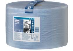 Poetspapier Tork Wiping Plus W1 2-laags 1500vel blauw 130051