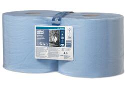 Poetspapier Tork Wiping Heavy-Duty Combi W1/2 3-laags 119m blauw 130081