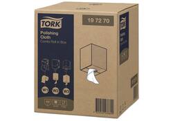 Reinigingsdoek Tork Polishing Combi W1/2/3 nonwoven 450vel wit 197270