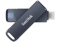 Phone Drive 64GB lightning- USB-C blauw