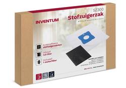 Stofzuigerzak Inventum 3l set van 4 zakken + motorfilter
