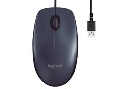Muis Logitech USB B100 zwart