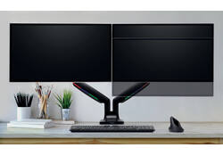 Monitorarm Kensington One-touch in hoogte verstelbaar dubbel