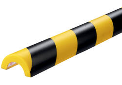 Beschermingsprofiel Durable P30 buis 1m geel zwart