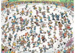 Puzzel JvH Skatebowl 1000st
