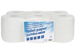 Toiletpapier Cleaninq mini jumbo 2 laags 150m wit